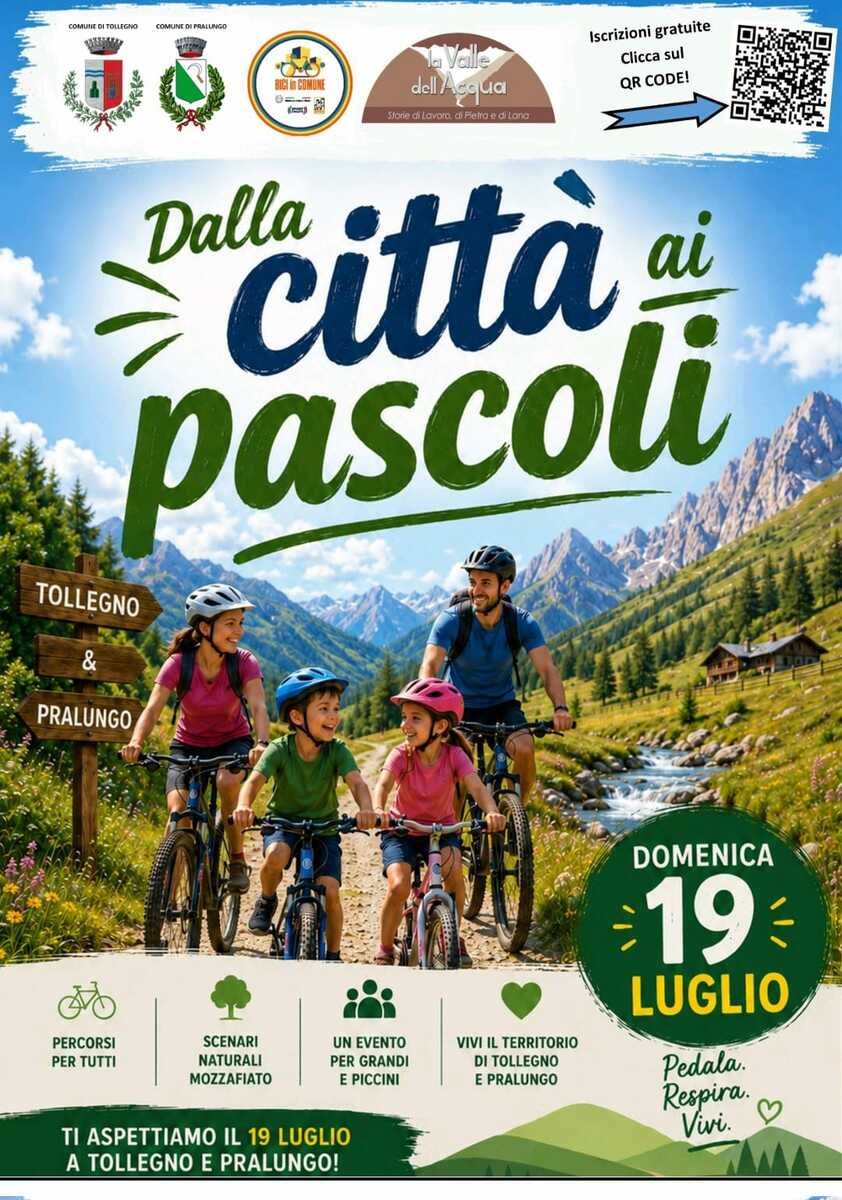 Bici, natura e mobilità sostenibile: domenica “Dalla città ai pascoli”
