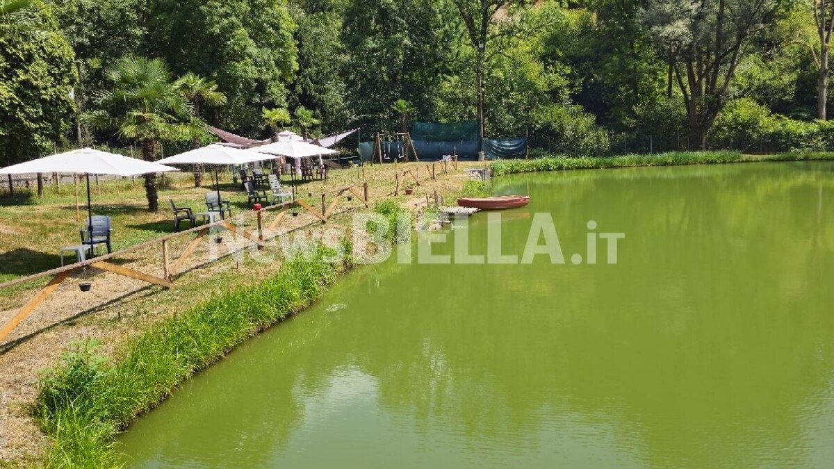 Oasi verde a due passi dal centro di Biella: rinasce il Circolo Lago Carpa Diem  sotto la guida del giovane Julian Fava FOTO e VIDEO