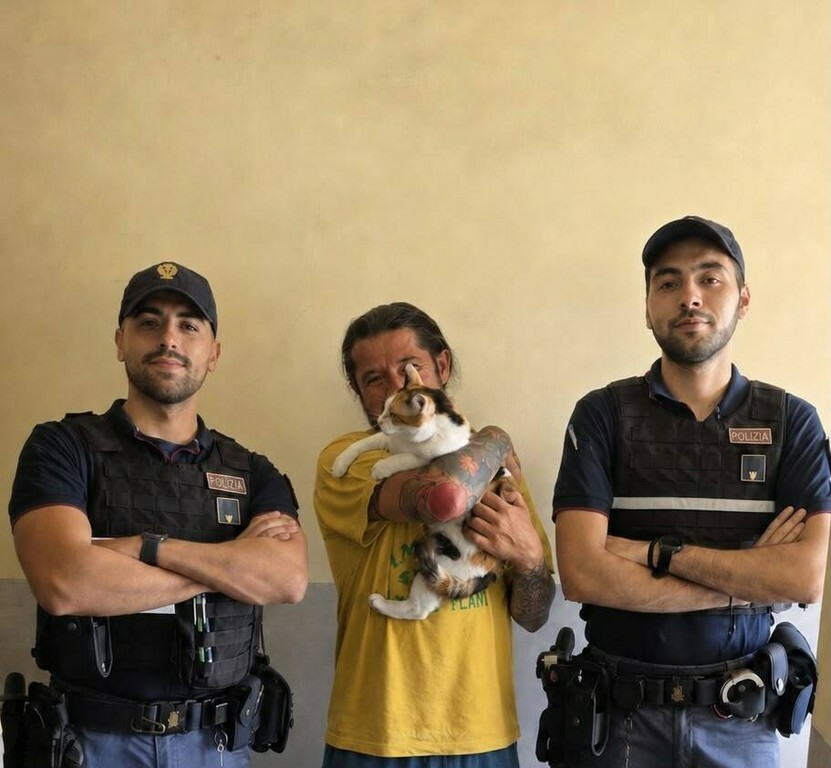 Dal Nord Ovest - Il gattino Noah intrappolato in un garage per due giorni, salvato dalla Polizia