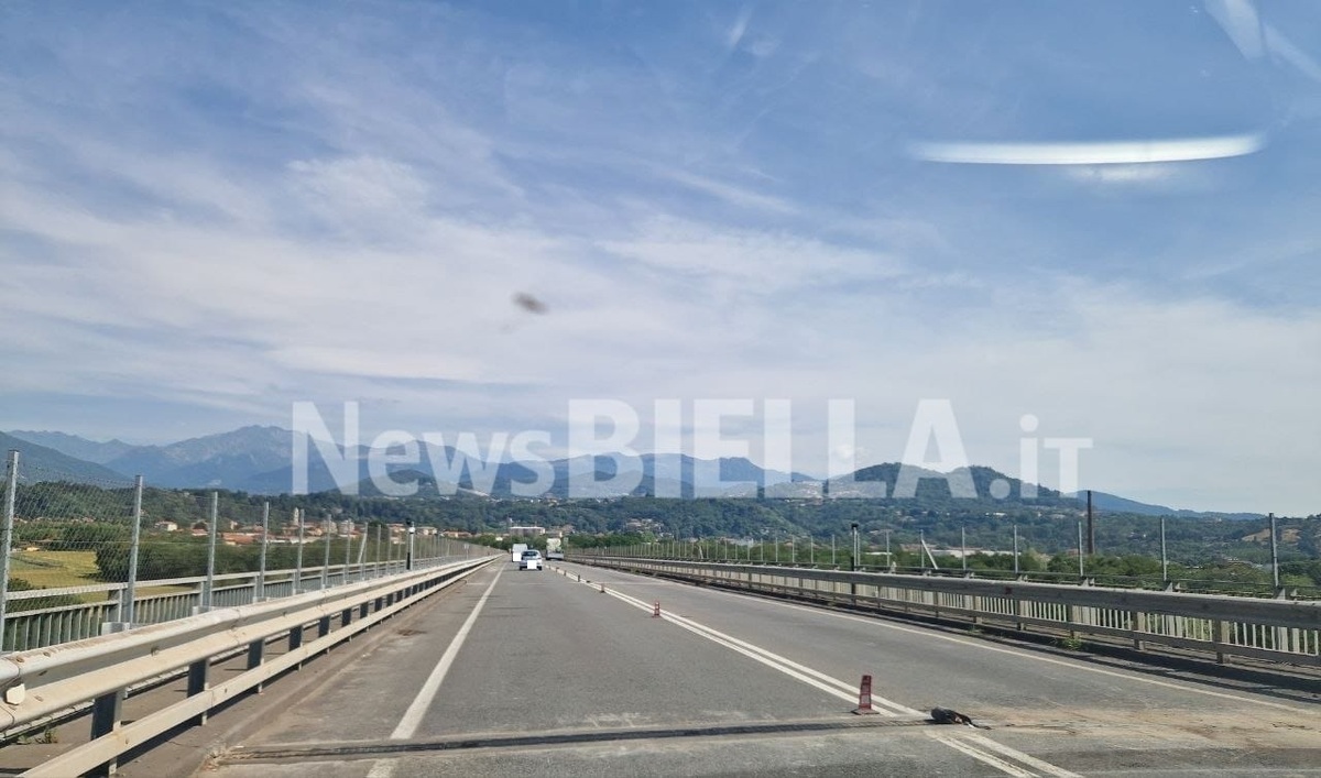 Biella, i lavori sul Ponte della Tangenziale avanzano: il cantiere cambia corsia