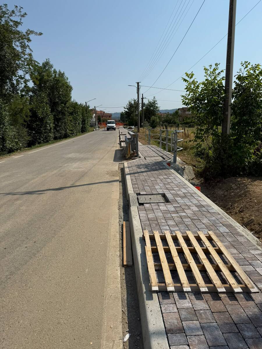 Borriana, conclusi in anticipo i lavori per il nuovo marciapiede in Via Rossetti FOTO