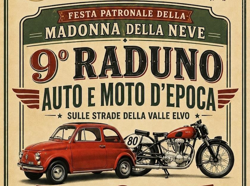 Sala Biellese, domenica il 9° raduno di auto e moto d’epoca Sala Biellese, domenica il 9° raduno di auto e moto d’epoca