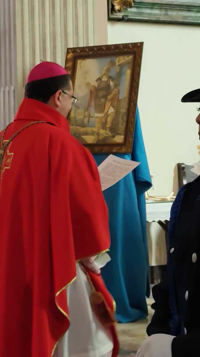 Biella, celebrata la Messa in onore di San Basilide, patrono della Polizia Penitenziaria FOTO
