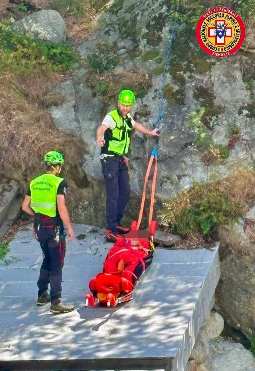 Piedicavallo, infortunio per un’escursionista: arrivano i soccorsi FOTO