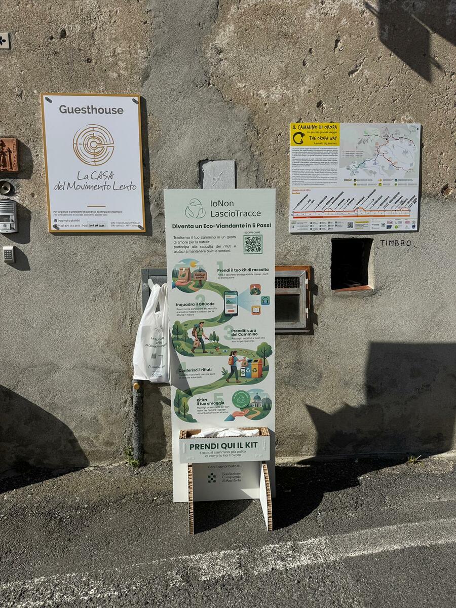Totem speciali sul Cammino di Oropa, visitatori e pellegrini diventano custodi dell'ambiente FOTO