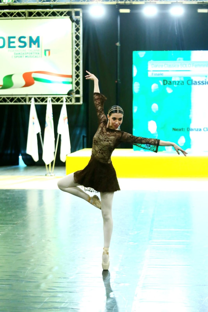 Danza, Viola Turano è vicecampionessa italiana a Rimini FOTO