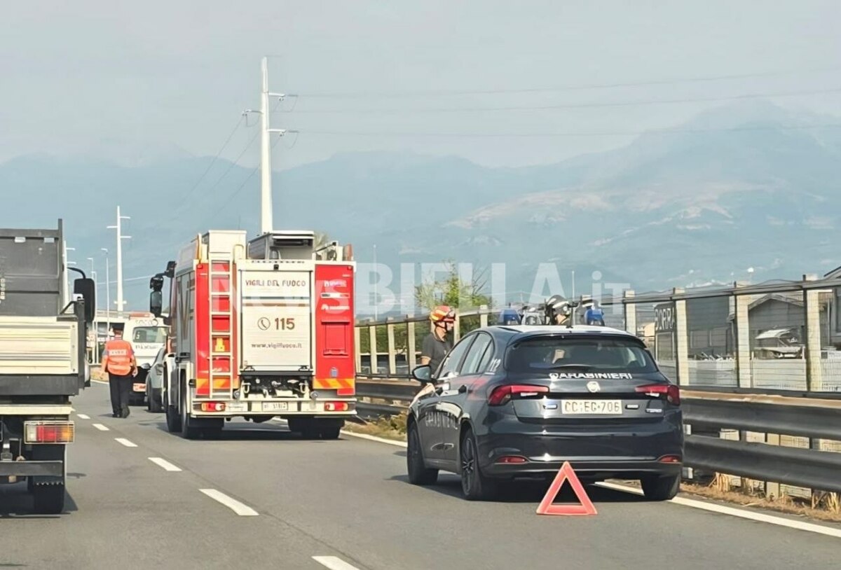 Incidente in Superstrada, code e traffico rallentato FOTO