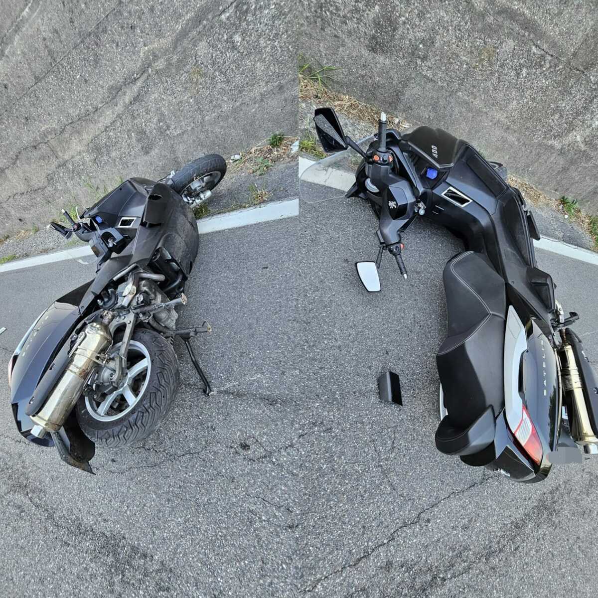 Un sabato segnato dagli incidenti, uomo a terra con lo scooter sulle strade di Tollegno
