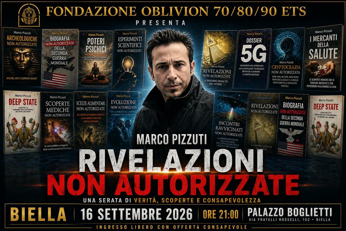 Marco Pizzuti arriva a Biella: una serata per guardare oltre le verità convenzionali