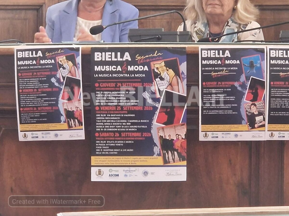 A Biella "La Musica incontra la Moda" FOTO