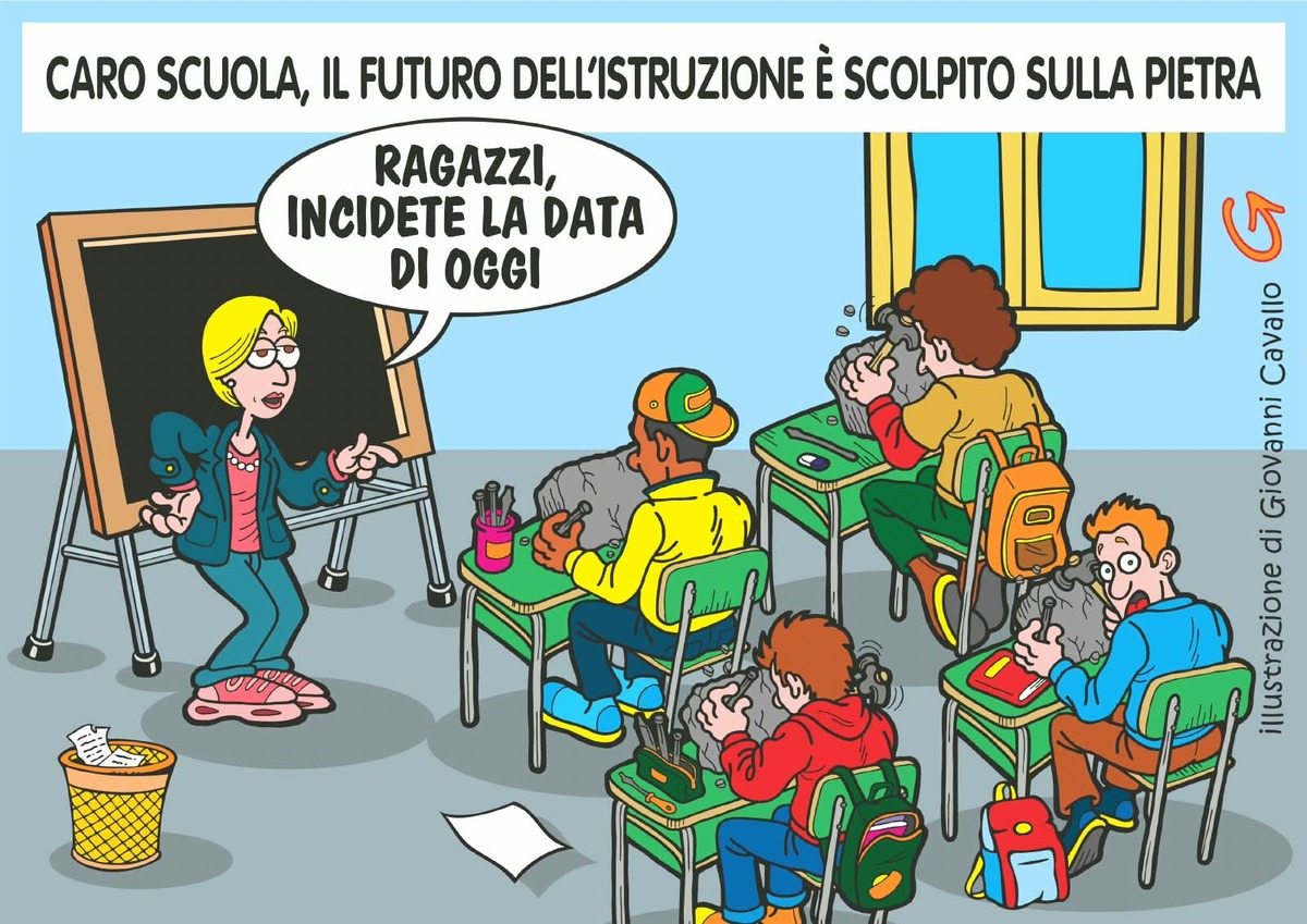Scuola, materiale sempre più caro: si passa dai libri alle tavole in pietra