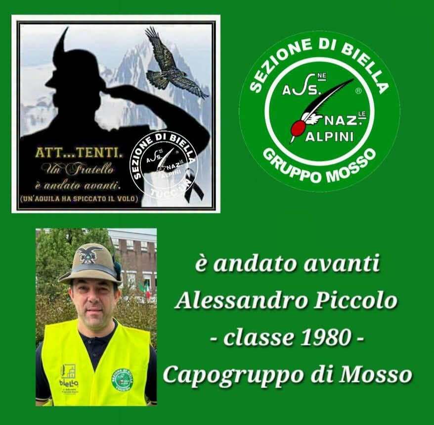 Alessandro Picoclo, il Gruppo Alpini Cossato - Quaregna: "Un Amico ha posato lo zaino"