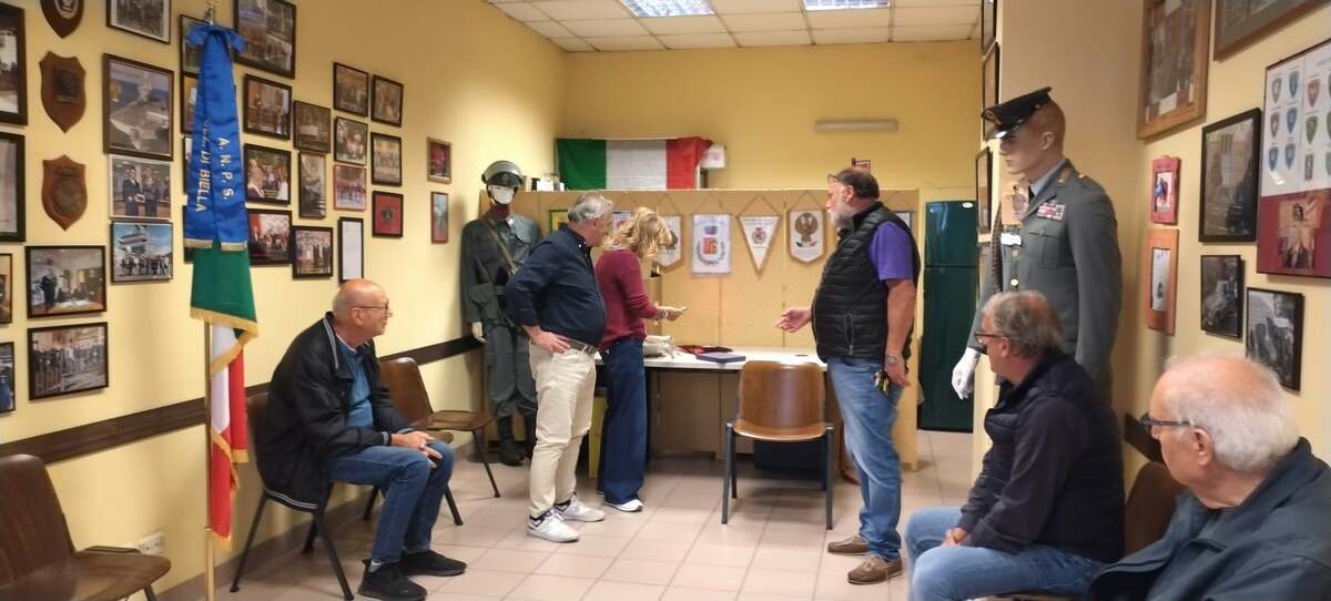 Biella: il Questore Delia Bucarelli in visita di saluto alla sezione ANPS "Francesco Cusano"
