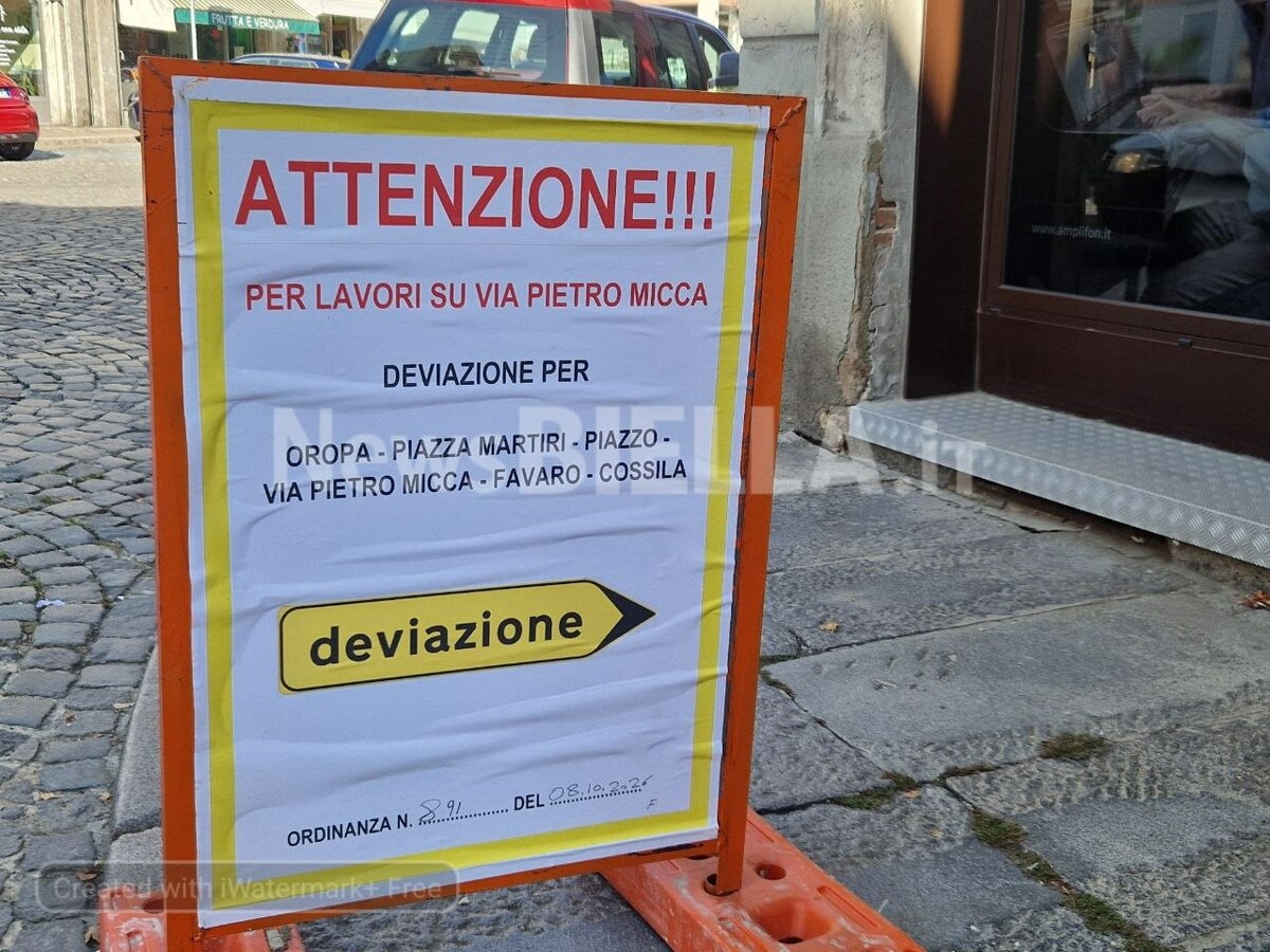 Via Pietro Micca a Biella, il Pd incalza la Giunta: "Perché i lavori sono partiti solo ora?"