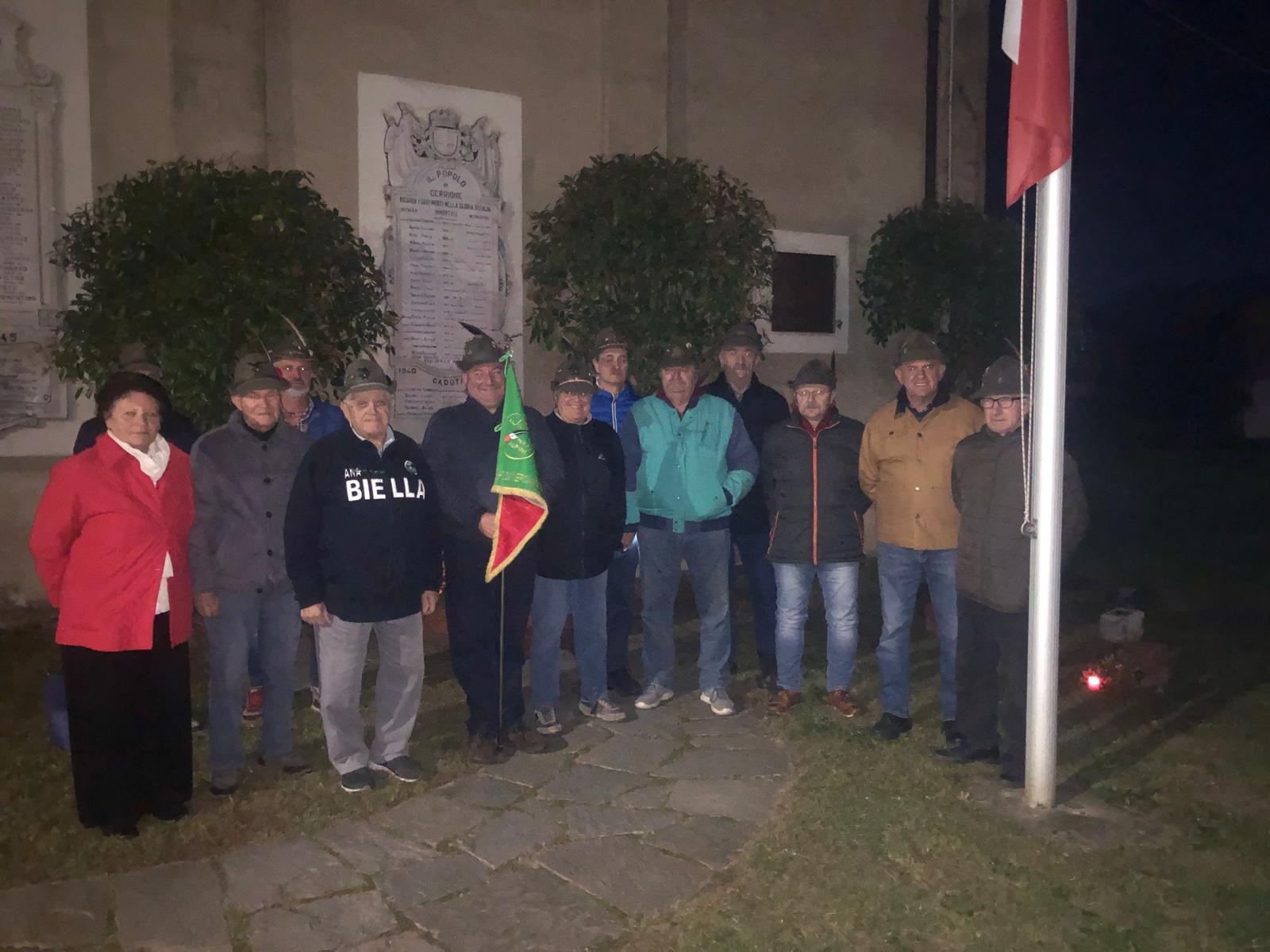 4 Novembre a Cerrione, una cerimonia partecipata nel segno della memoria e della pace FOTO