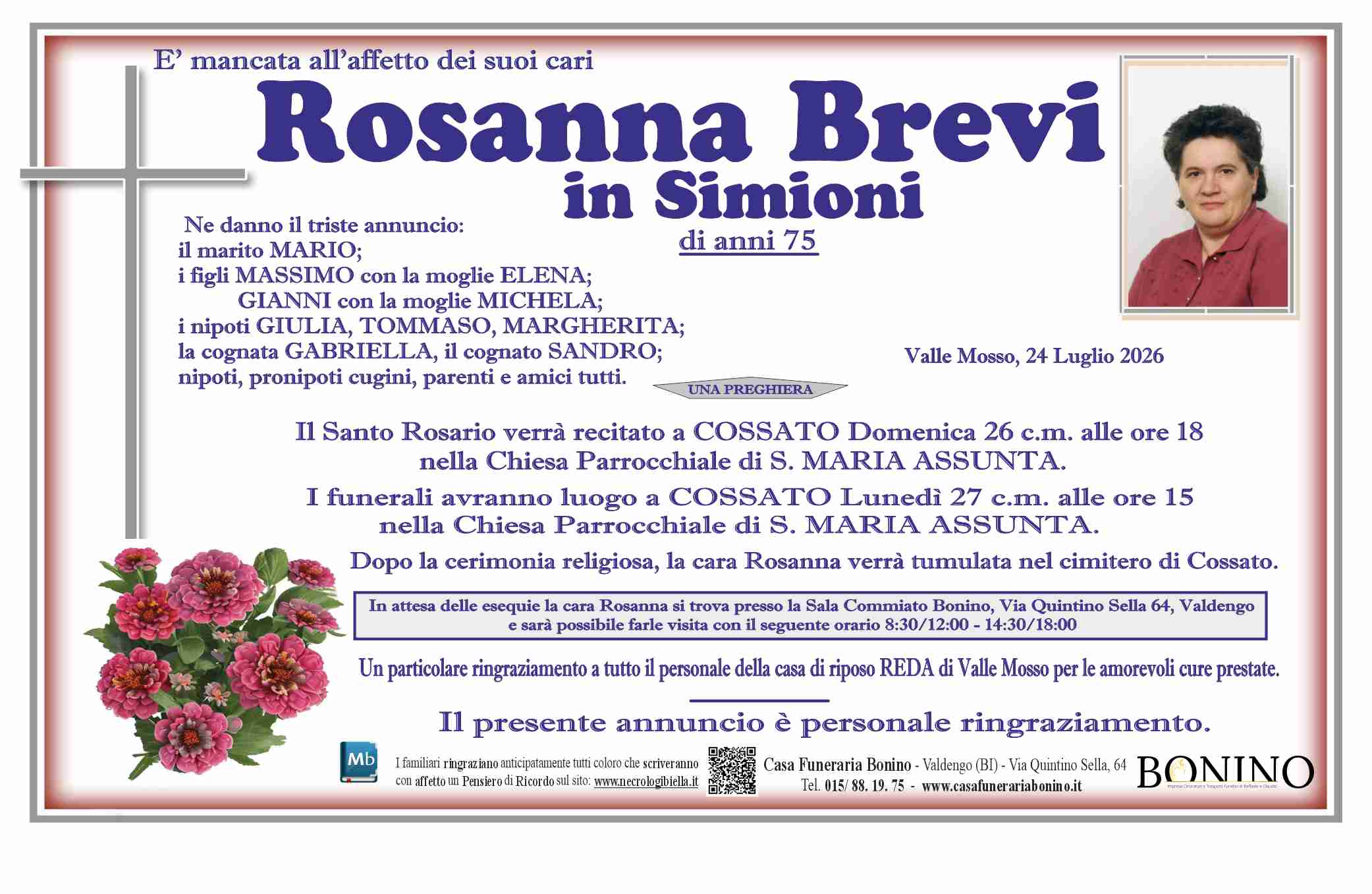Rosanna Brevi in Simioni