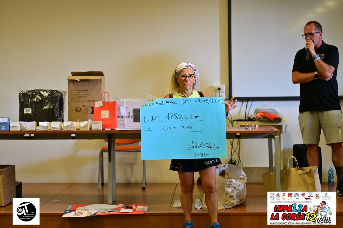 "Impazza la Corsa" solidale: raccolti 1.750 euro donati ad AISM grazie ai partecipanti e tanti sostenitori