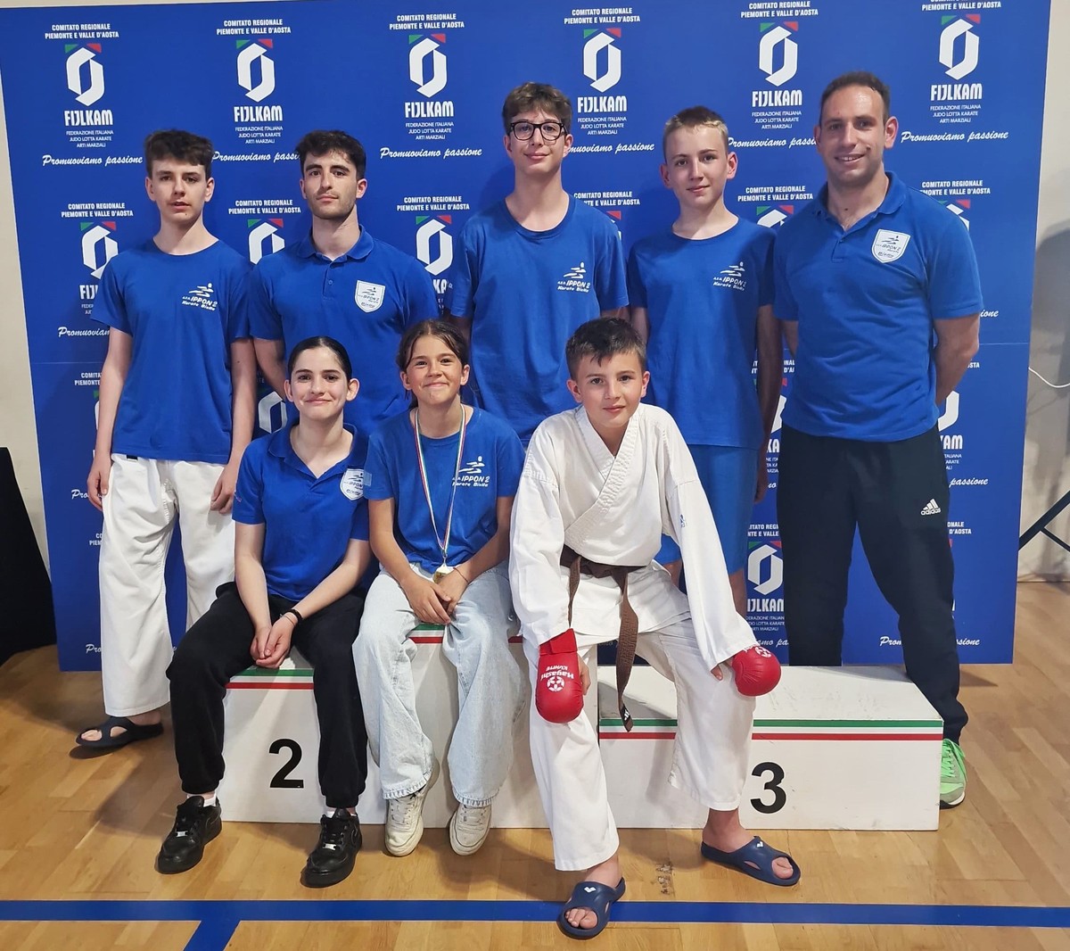 Ippon 2 karate conquista 5 medaglie ai Campionati Regionali Esordienti