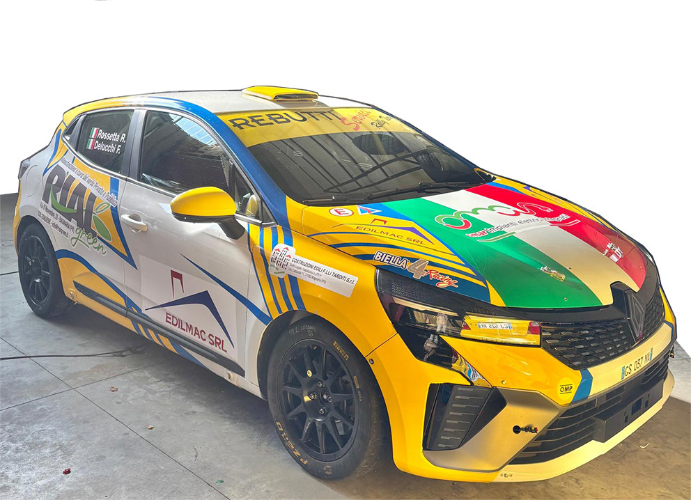 Biella 4 Racing, Roberto Rossetta e Francesca Delucchi al via del 5° Pavia Rally Circuit