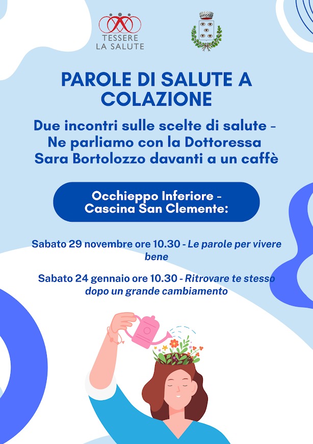Parole di salute davanti a un caffè, a Occhieppo Inferiore un nuovo modo di prendersi cura di sé