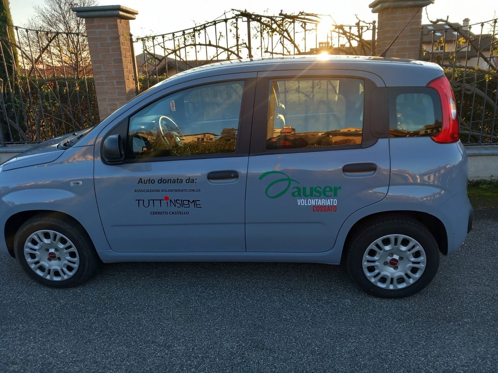 Cossato, l'Auser ha un nuovo mezzo per la sua attività di servizio