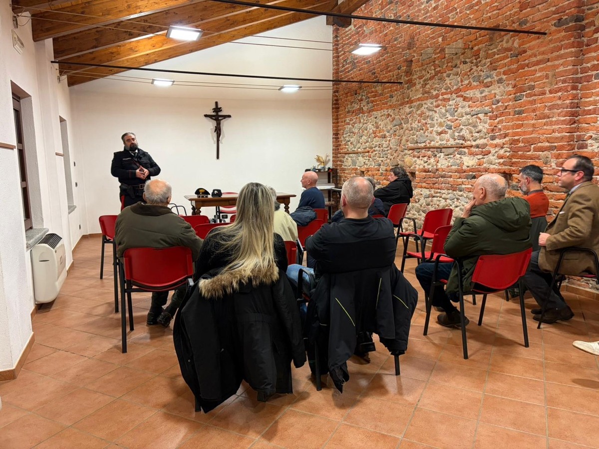 A Cerrione i Carabinieri incontrano i cittadini: focus su sicurezza e prevenzione dei reati