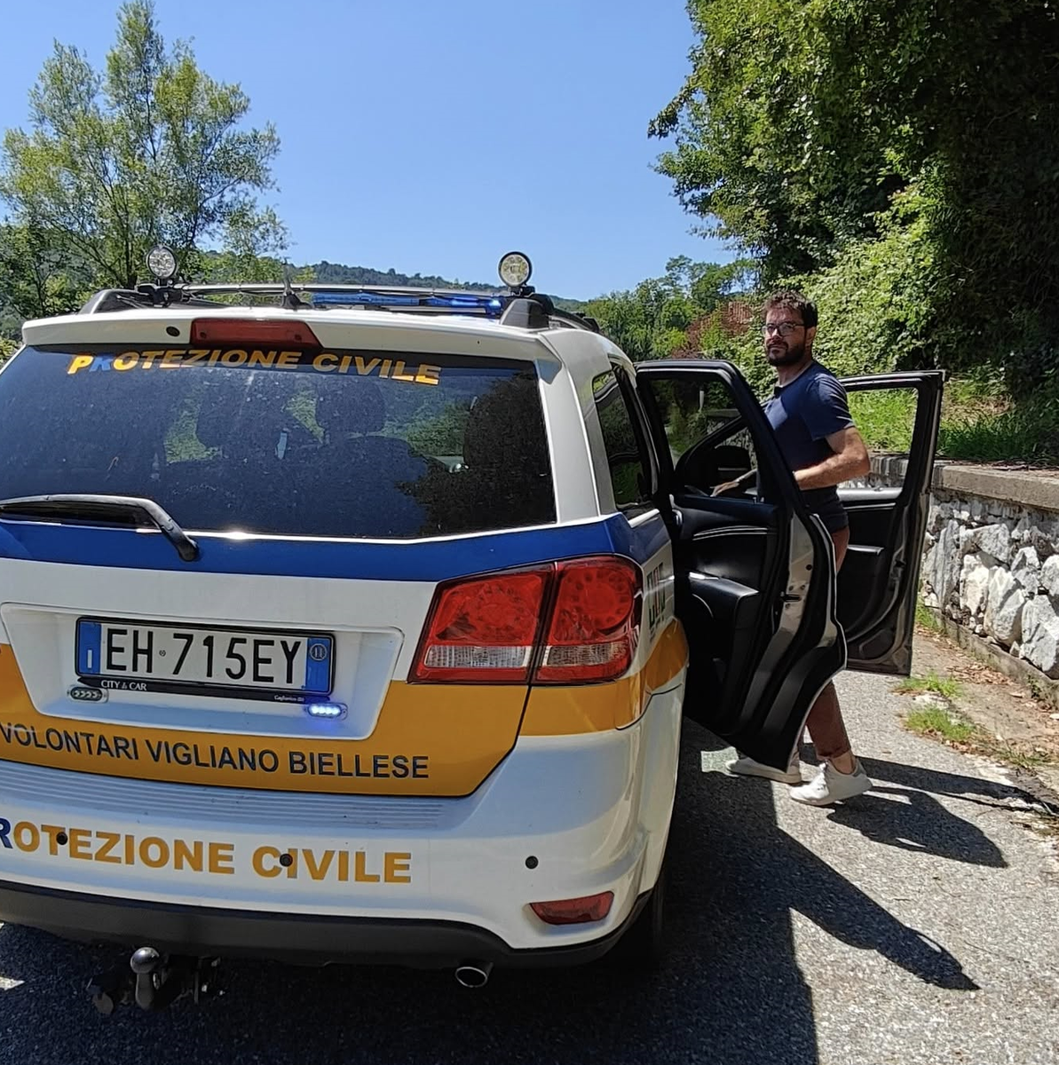 Mongrando, sopralluogo per interventi di pulizia della Roggia