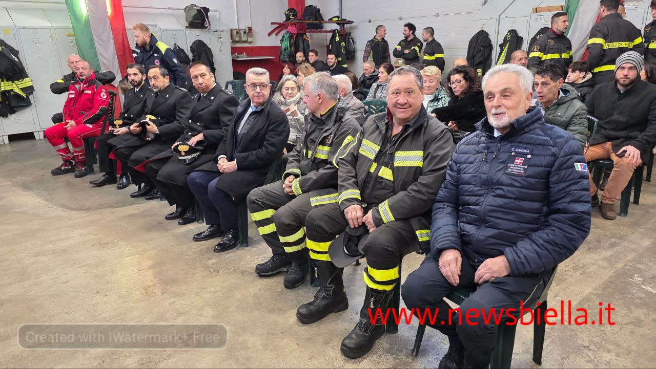 Cossato celebra Santa Barbara: i volontari dei Vigili del Fuoco al centro della comunità FOTO e VIDEO
