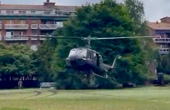 L'Adunata è finita, l'elicottero se ne va da Biella: il saluto dell’Esercito VIDEO