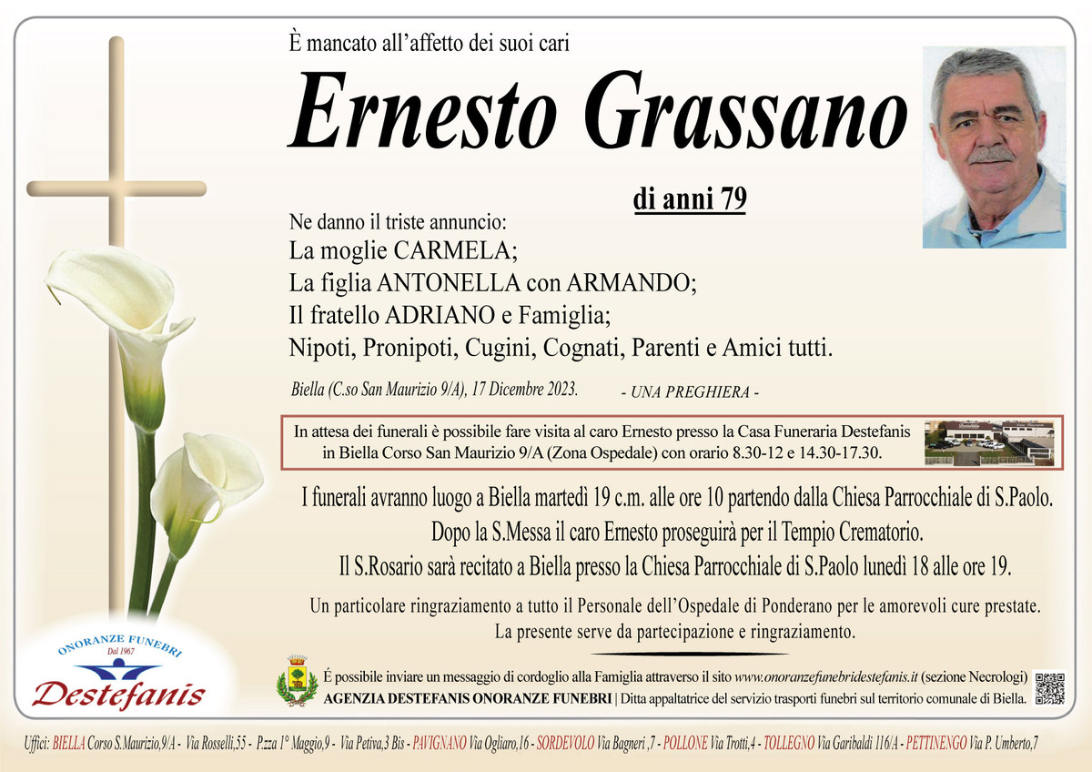 Ernesto Grassano Newsbiella.it