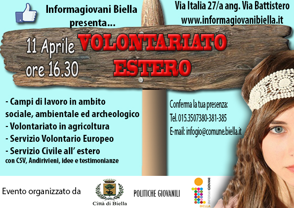 Volontariato e campi di lavoro all’estero un’occasione formativa per i