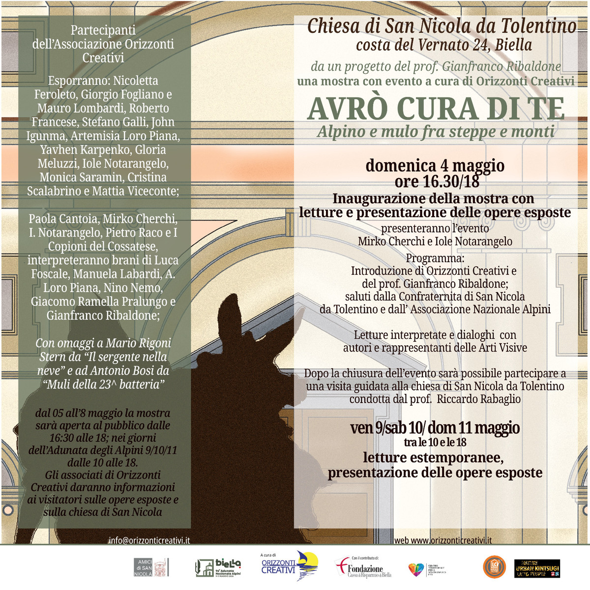 Biella, c'è tempo per vedere la mostra “Avrò cura di te” aspettando l'Adunata