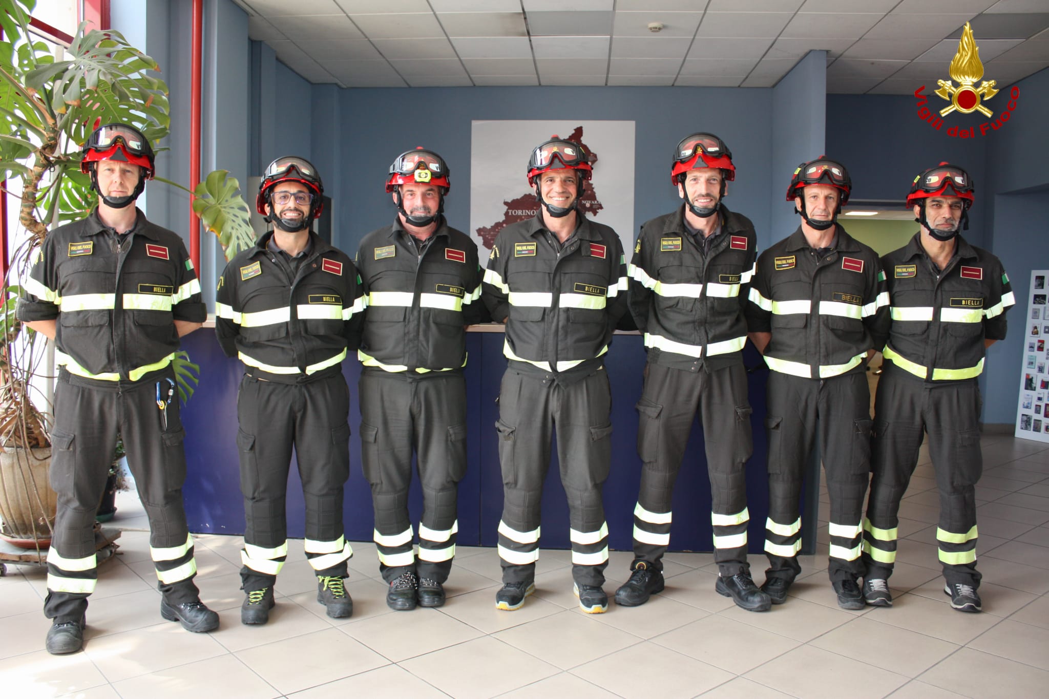 Vigili del Fuoco, al Comando di Biella entrano 7 nuovi Capi Squadra