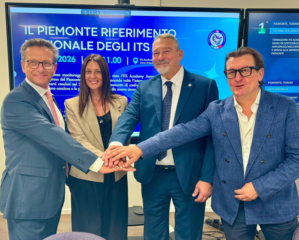 Piemonte, l'ITS aerospazio-meccatronica è il migliore d'Italia FOTO