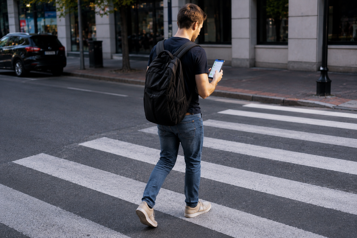 Occhio allo smartphone sulle strisce: il nuovo Codice della Strada potrebbe costare 75 euro ai pedoni