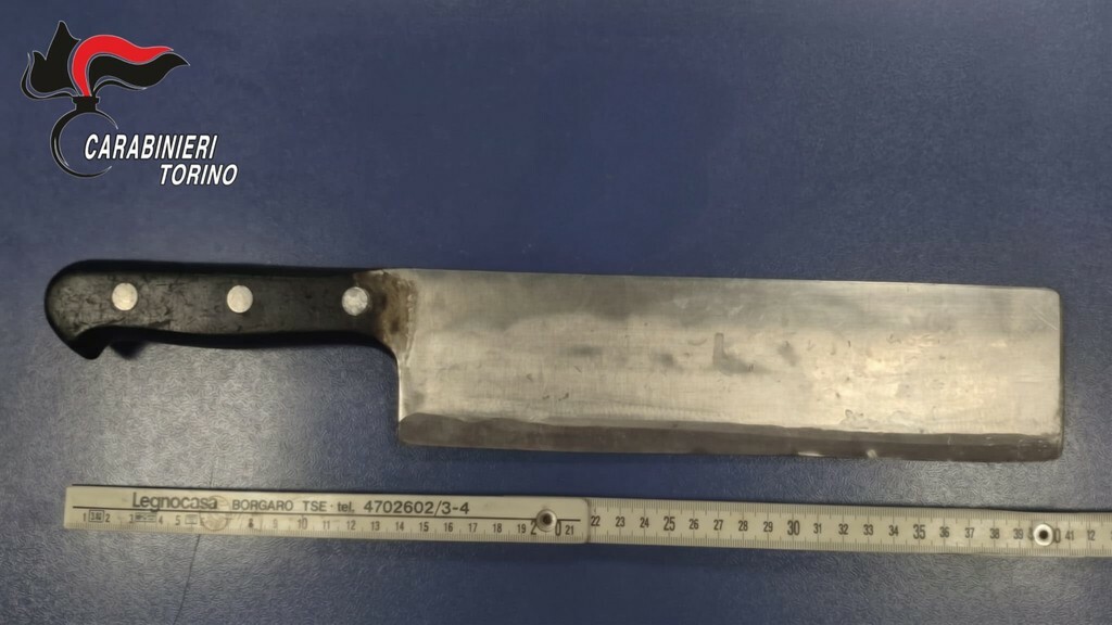Dal Nord/Ovest: Paura in corso Vercelli a Torino: brandisce una mannaia e minaccia i passanti