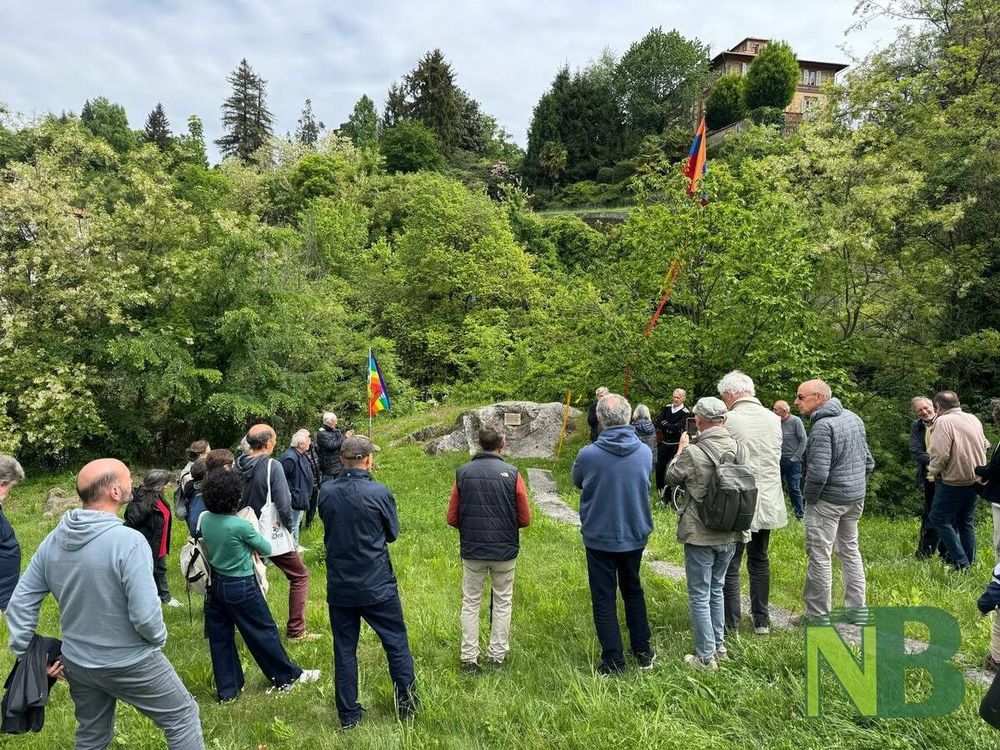 Biella, la Festa del Maj al ponte della Maddalena nel ricordo di Tavo Burat (servizio di Davide Finatti per newsbiella.it)