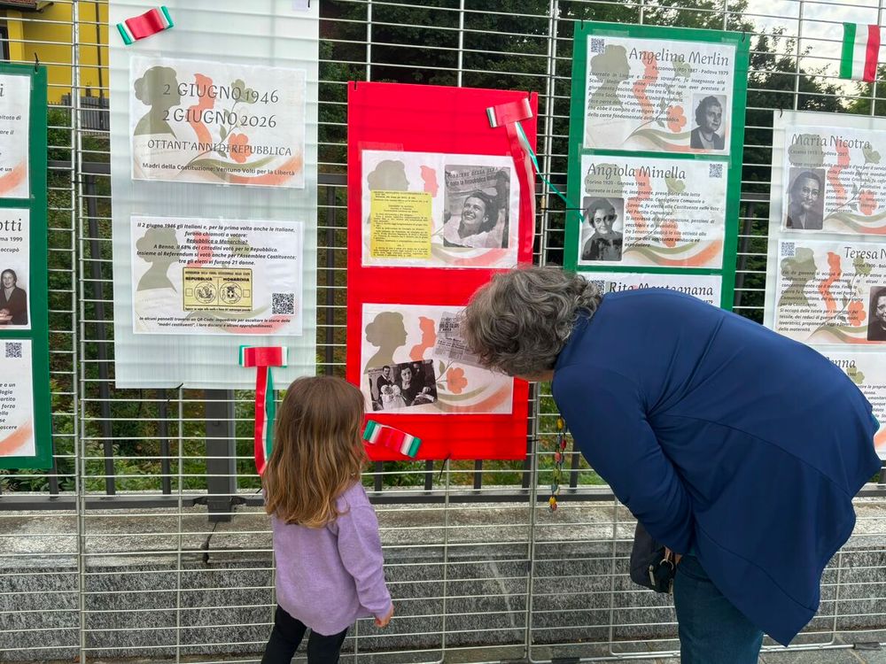 2 giugno, a Benna taglio del nastro alla mostra dedicata alle 21 Madri Costituenti