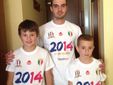 Matteo Coda Zabetta e Sandro Fornero con il tecnico Giulio Antoniotti