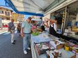 A Cossato oggi bancarelle per le vie per San Rocco  foto e video Angela Lobefaro per newsbiella.it