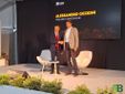 Sul palco di Parola Bolle, Carlo Preve e  Alessandro Ciccioni