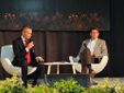 Sul palco di Parola Bolle, Carlo Preve e  Alessandro Ciccioni