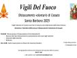 Cossato, Vigili del Fuoco in festa il 7 dicembre per Santa Barbara