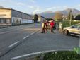 Incidente ad Andorno, tre auto coinvolte sulla SP100 FOTO Mauro Benedetti per newsbiella.it