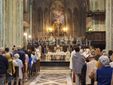 Corpus Domini a Biella: fedeli in processione dopo la Messa FOTO Nicola Rasolo per newsbiella.it