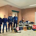Biella, Polizia Locale al salone dell'orientamento: unità cinofila e attrezzature operative Biella, Polizia Locale al salone dell'orientamento: unità cinofila e attrezzature operative