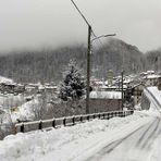 Un manto bianco sull’alta Valle Cervo, lo scatto di Piedicavallo sotto la neve