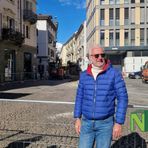 Biella, via Italia: lavori di rifacimento della pavimentazione in fase conclusiva