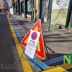 Biella, viale Matteotti: via 17 parcheggi a pagamento, spazio agli autobus