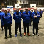 Nella foto,  Cossato Bocce con Andreoletti Gian Piero, Bacchin Raffaello, Pozzato Olimpo, Zanolla Ottorino